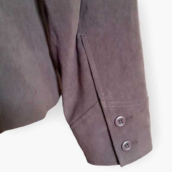 Jessica NWT size 14 suede look zip up collared lined light jacket - Picture 5 of 10